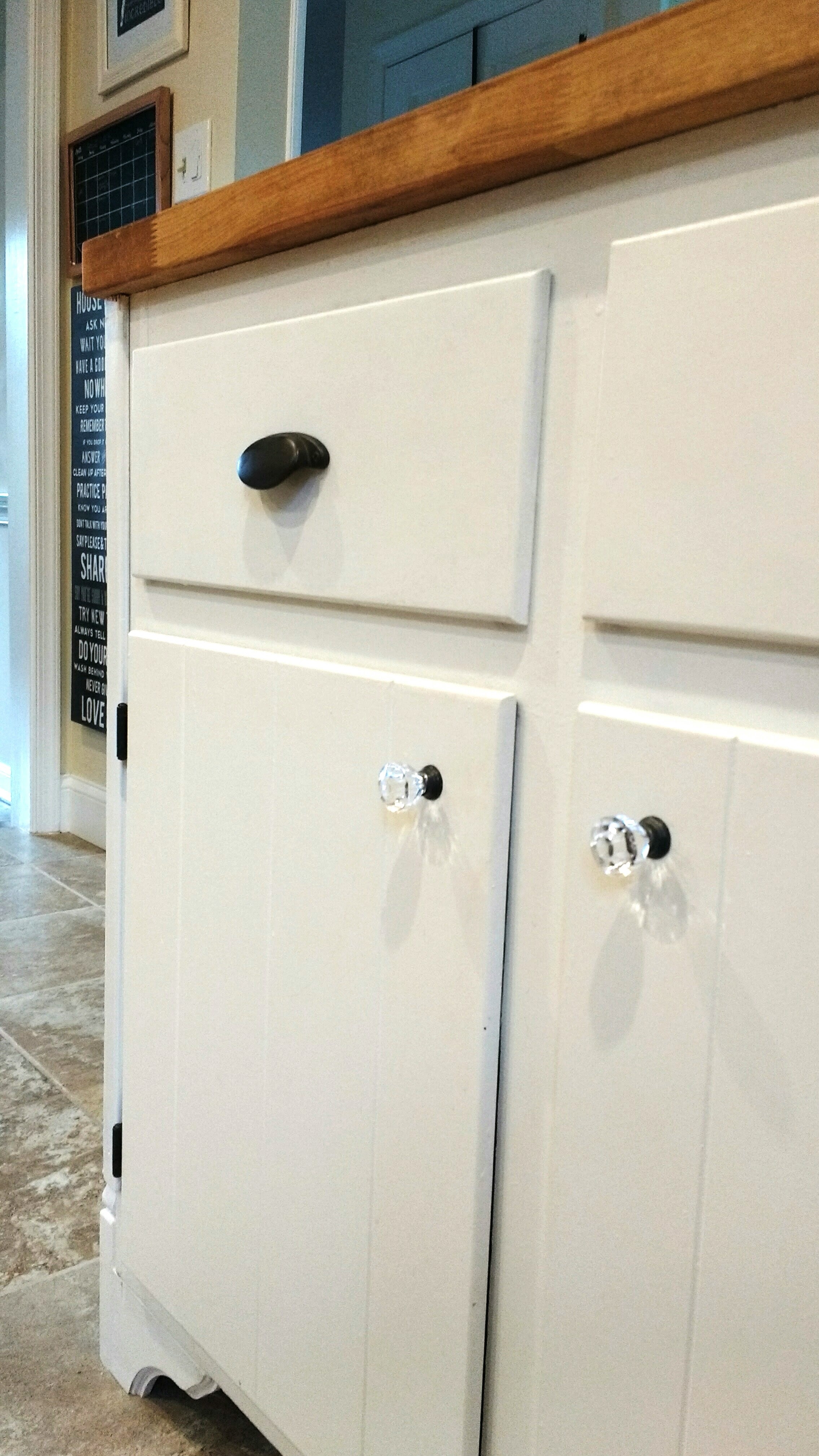 Painted Knobs Installed Joyfully Treasured