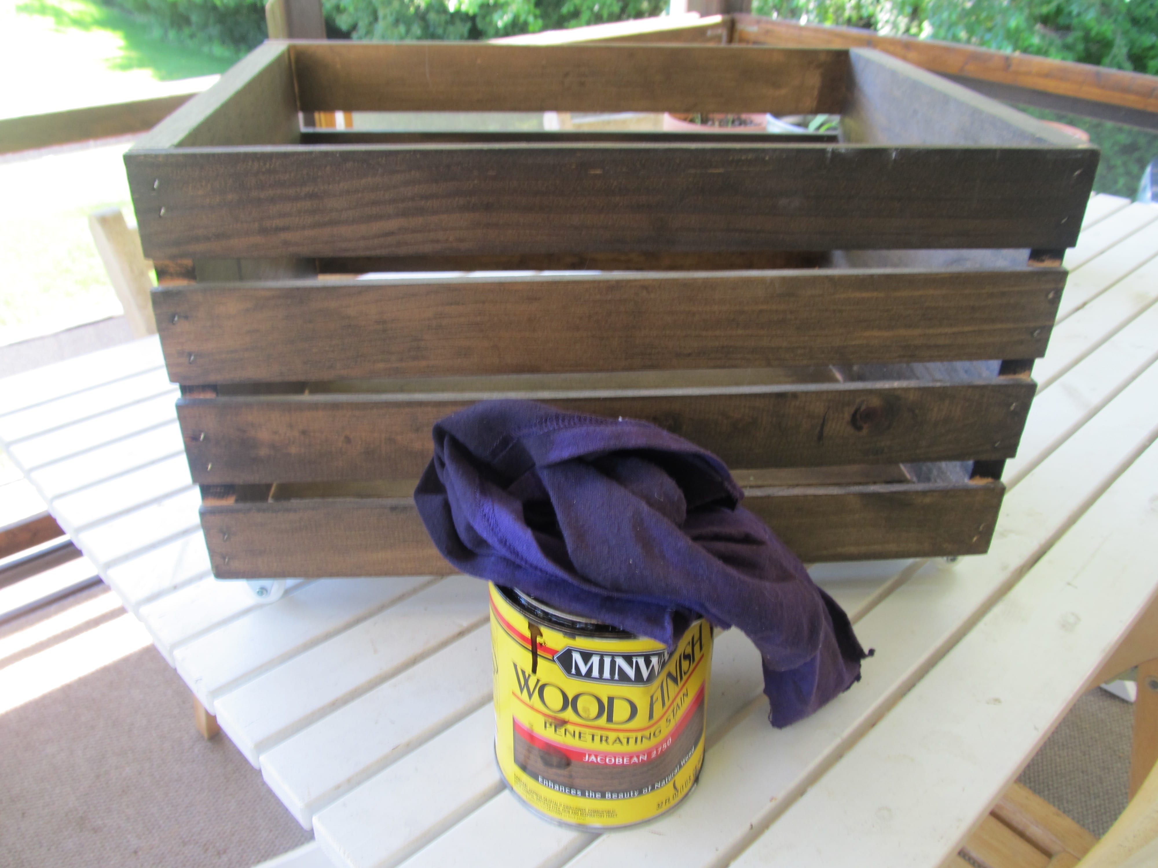 Stained Crate Joyfully Treasured