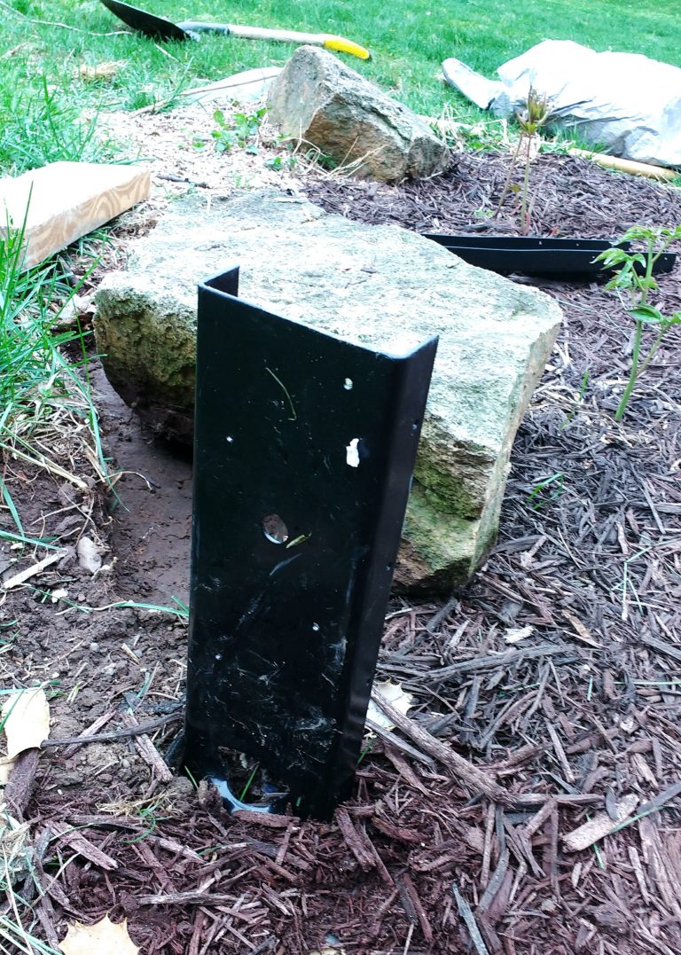 How to Anchor an Arbor in the Garden, Install an Arbor without Concrete