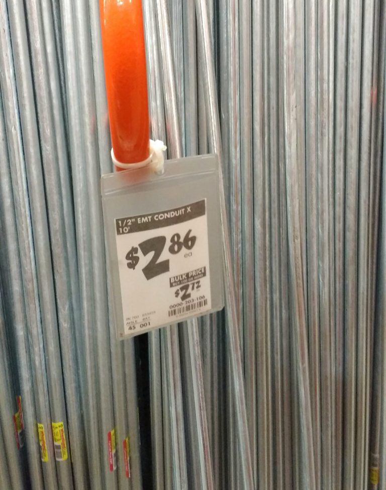 DIY Conduit Curtain Rods with Glass Finials and DIY Curtain Brackets