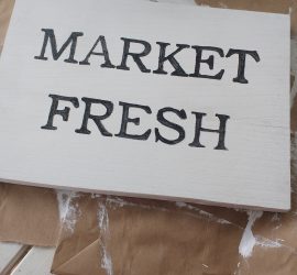 Sign colored in with sharpie paint pen