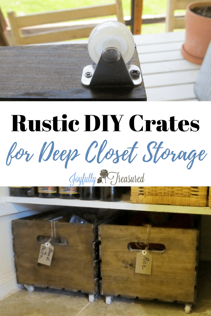 DIY Wood Storage Crates on Wheels, How to Stain Wood Crates Joyfully