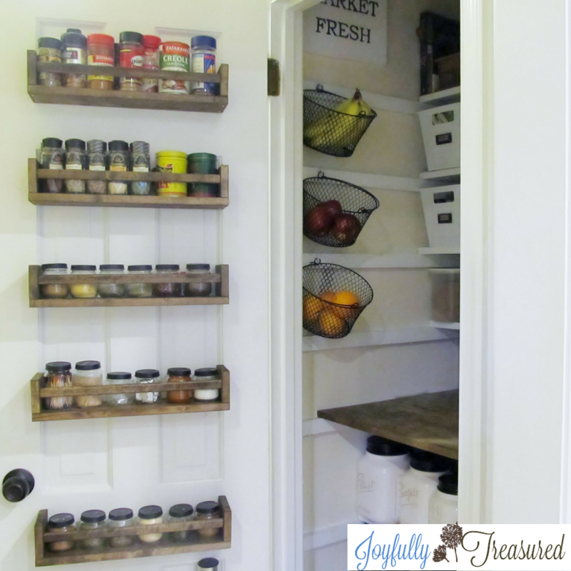 Full Pantry Door Spice Rack 