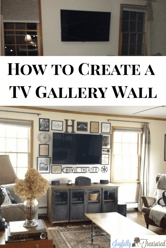 TV Gallery Wall, DIY TV Wall Decor Idea - Joyfully Treasured