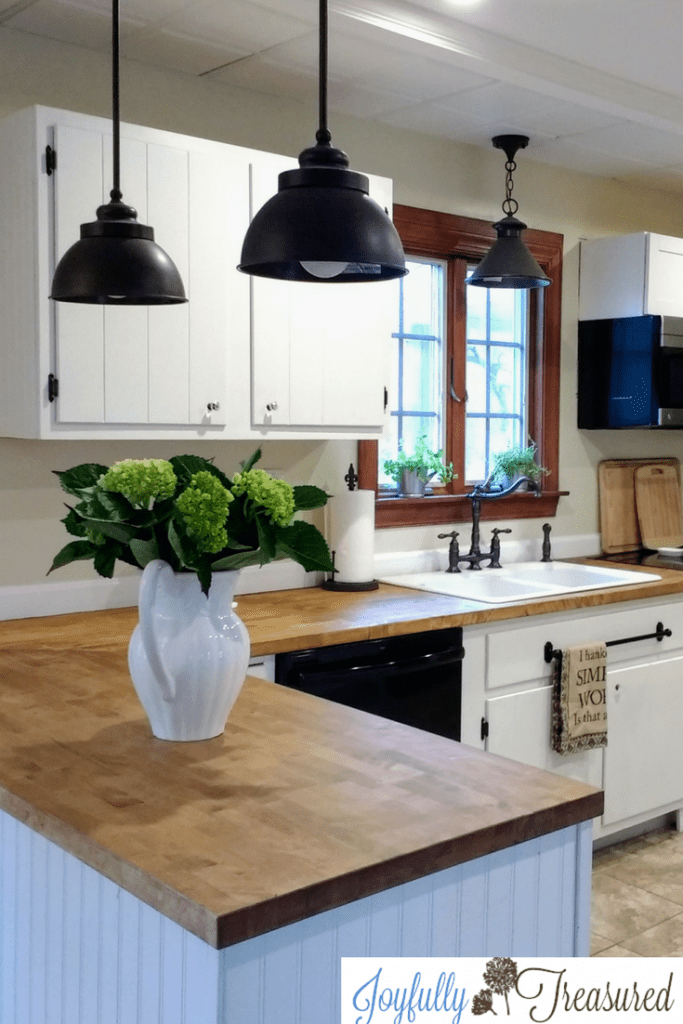 dark walnut stain cabinets