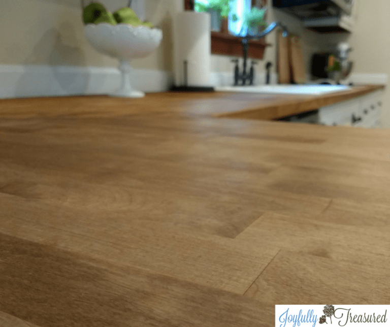 Sealing Butcher Block Countertops with Dark Tung Oil, A Food Safe Stain