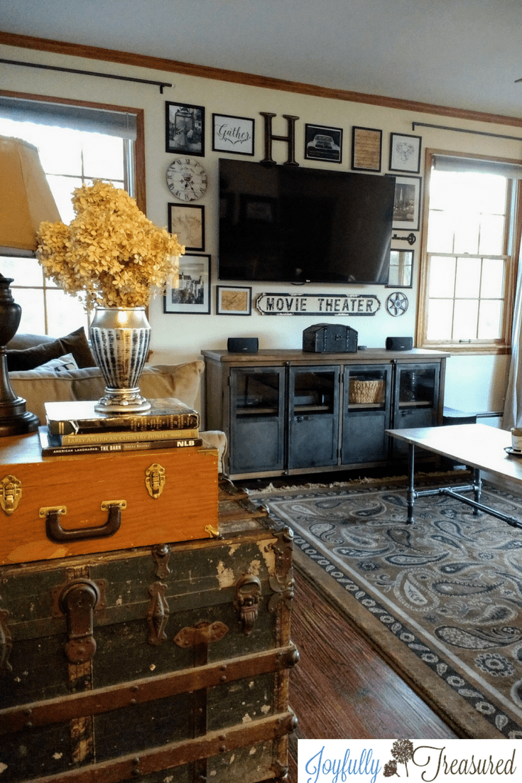 TV Gallery Wall, DIY TV Wall Decor Idea Joyfully Treasured