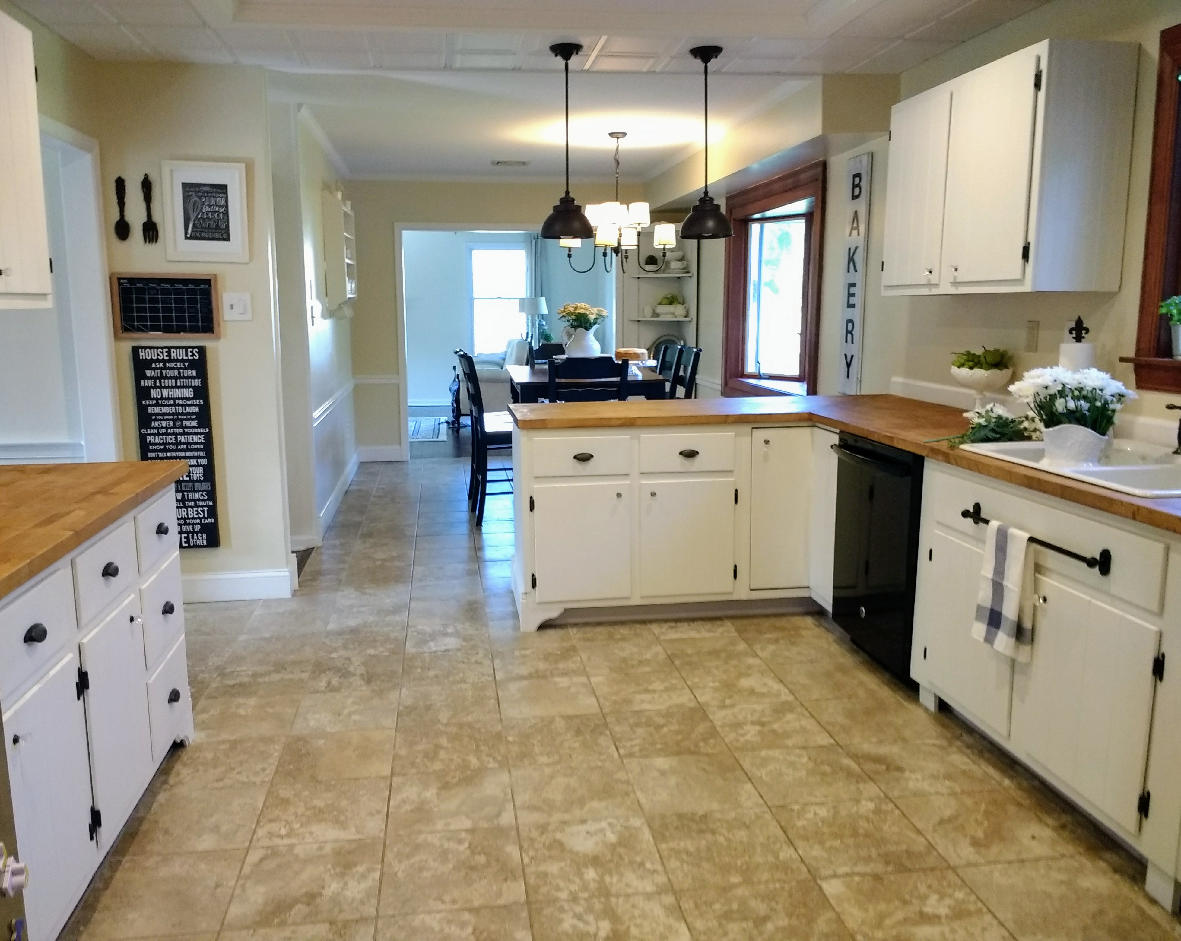 Our Diy Kitchen Remodel Before And After Tackling A Farmhouse Kitchen Makeover On A Budget Part 1 Joyfully Treasured