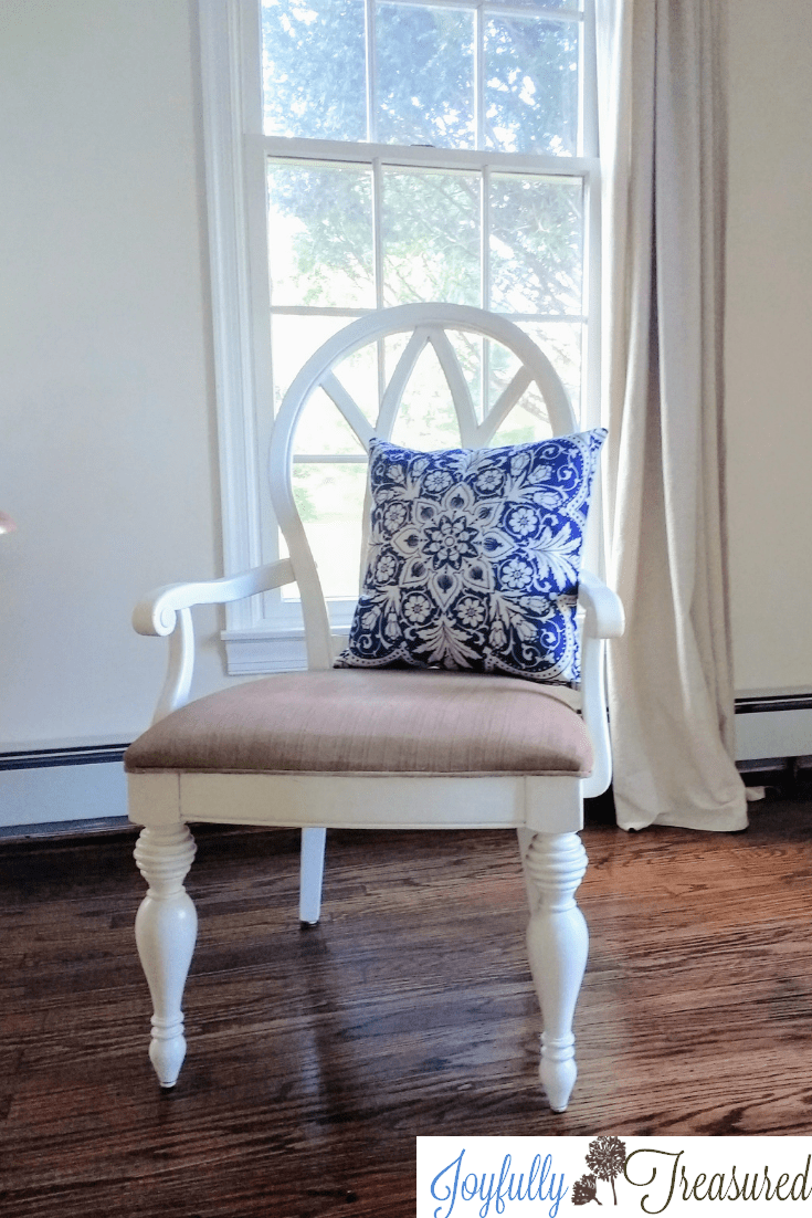 How to Paint Upholstery (Latex Paint and Fabric Medium) - The Kim
