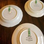 Hang plates on the wall with paper clips and hot glue. Easy DIY home decor hack. #farmhouse #homediy #walldecor