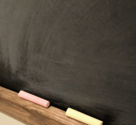 Diy kids chalkboard, Easy diy schoolhouse chalkboard for the playroom for under $10! #playroom #budgetdecor #homediy #homeideas #farmhouse