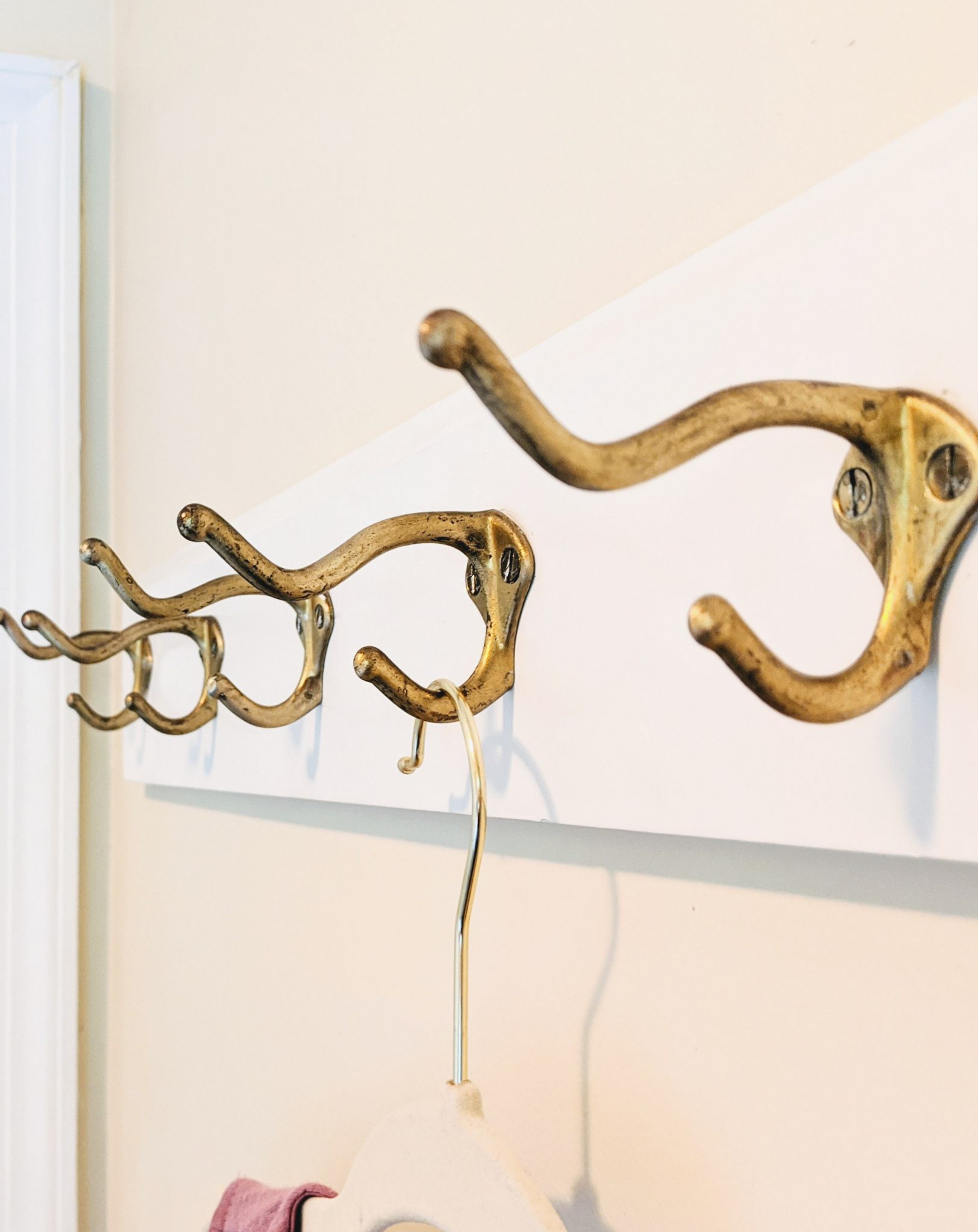 Easy Coat Rack DIY for the Laundry Room Joyfully Treasured