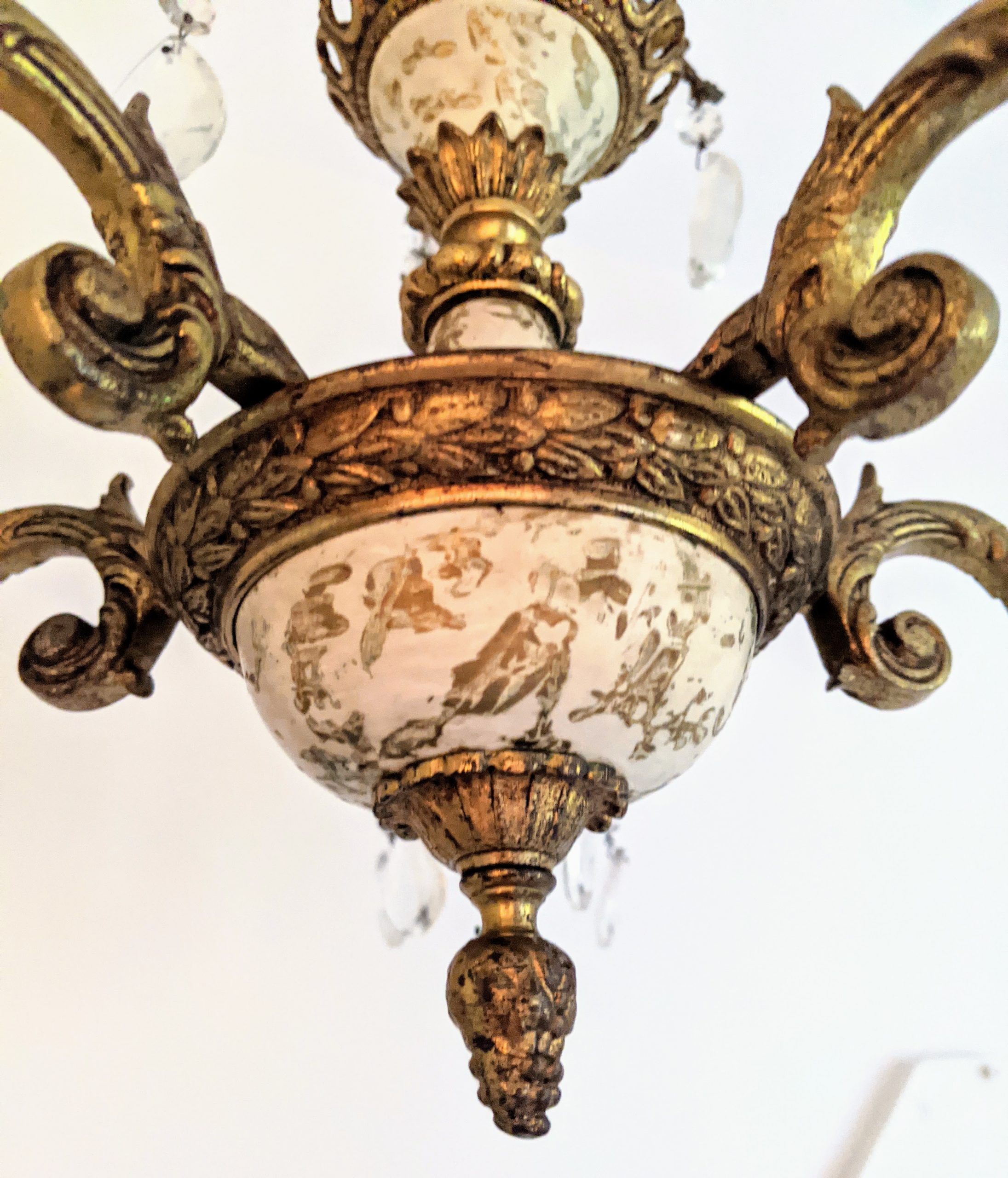 How to Clean an Antique Brass Chandelier and Remove Tarnish
