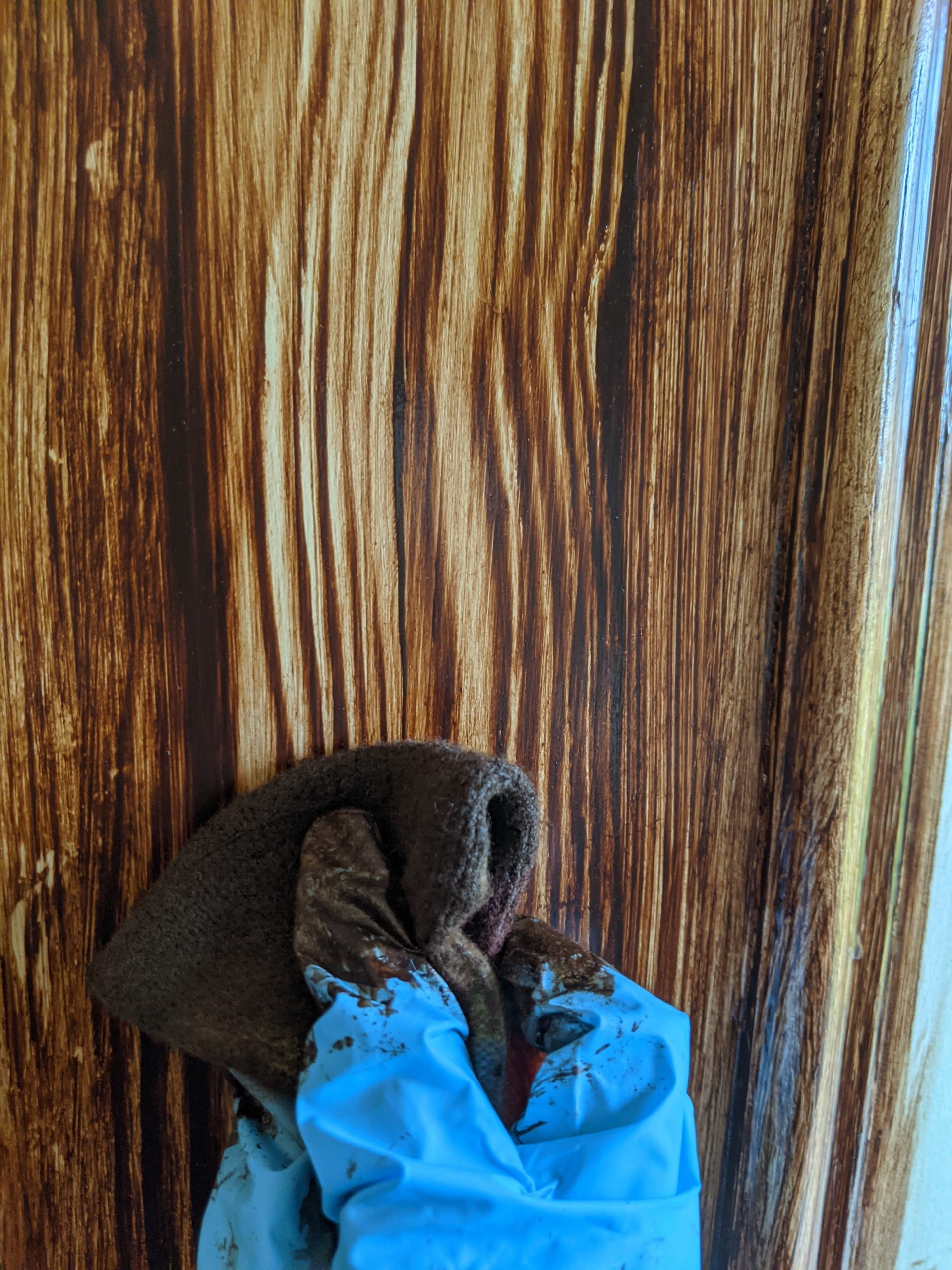 How to Stain a Steel Door to Look Like Wood Joyfully Treasured