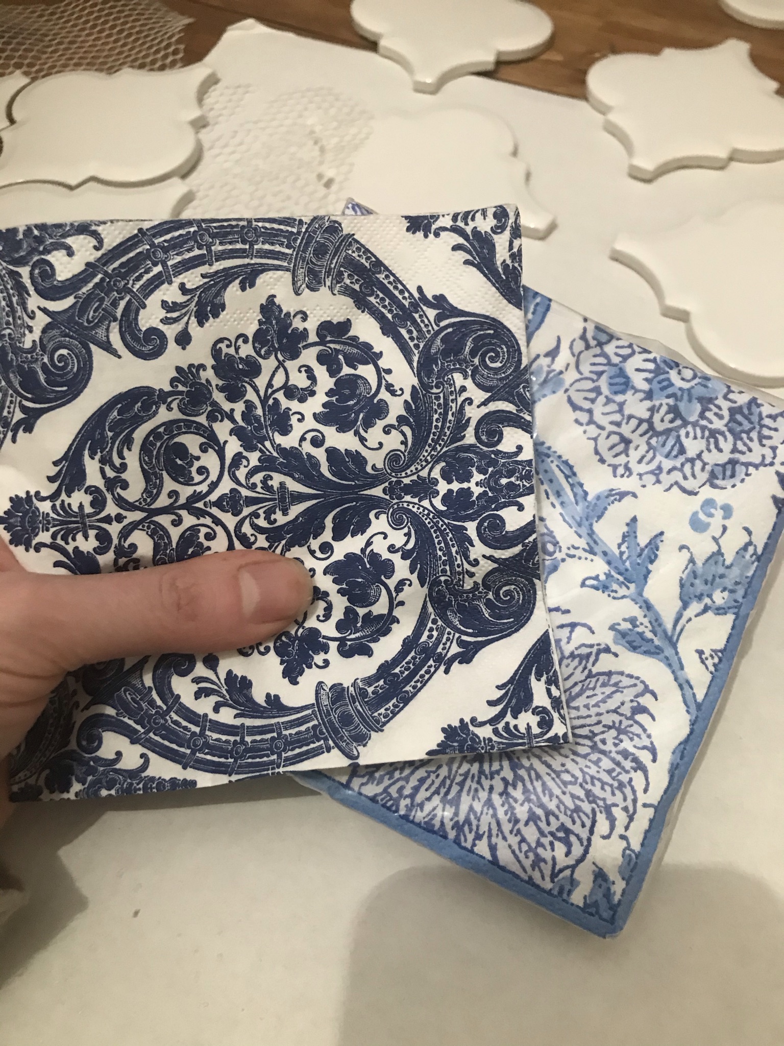 Arabesque Tile Ornaments, DIY Handmade Christmas Ornaments with