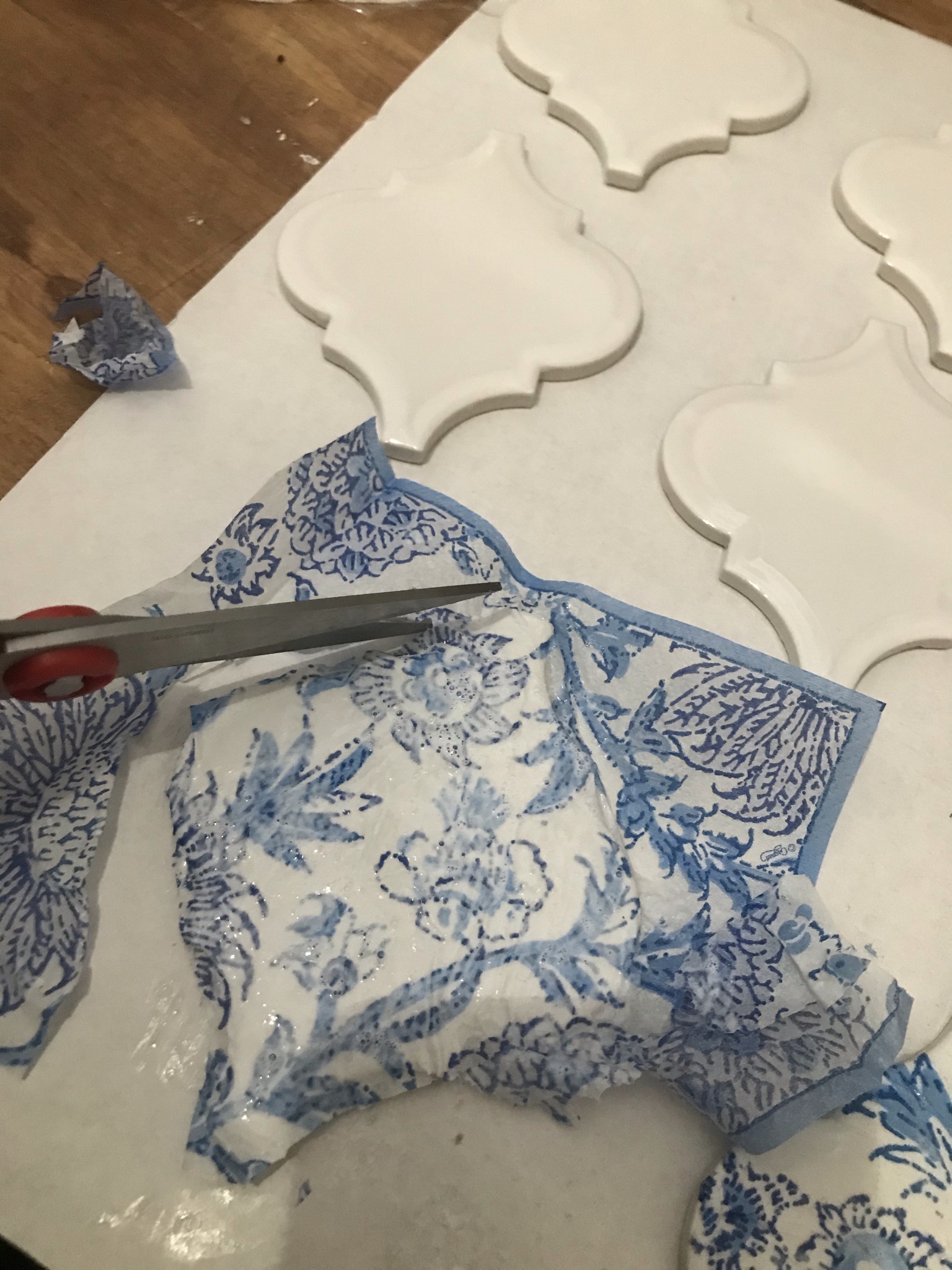 Arabesque Tile Ornaments, DIY Handmade Christmas Ornaments with