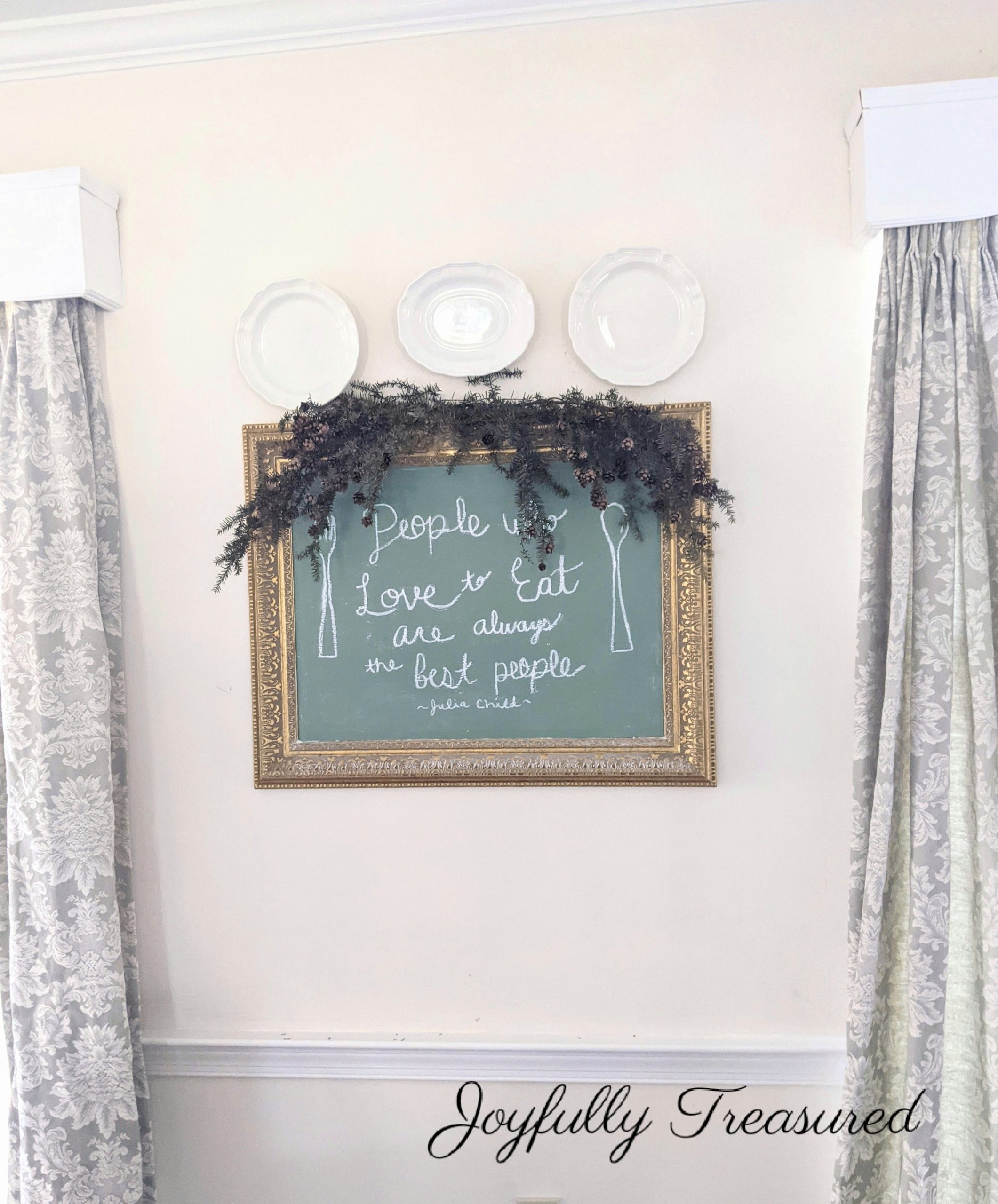 DIY Navy Blue Chalkboard Wall with ANY Color Chalkboard Paint