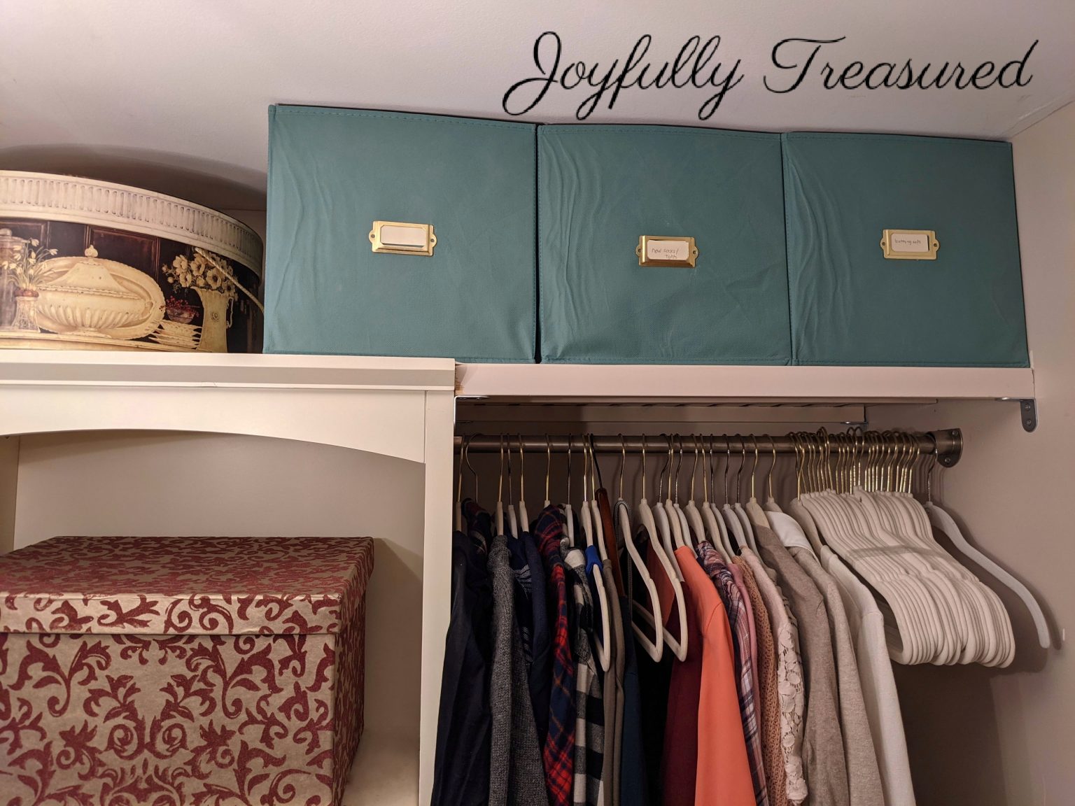 Chic Dollar Tree Closet Organization Finds - Joyfully Treasured