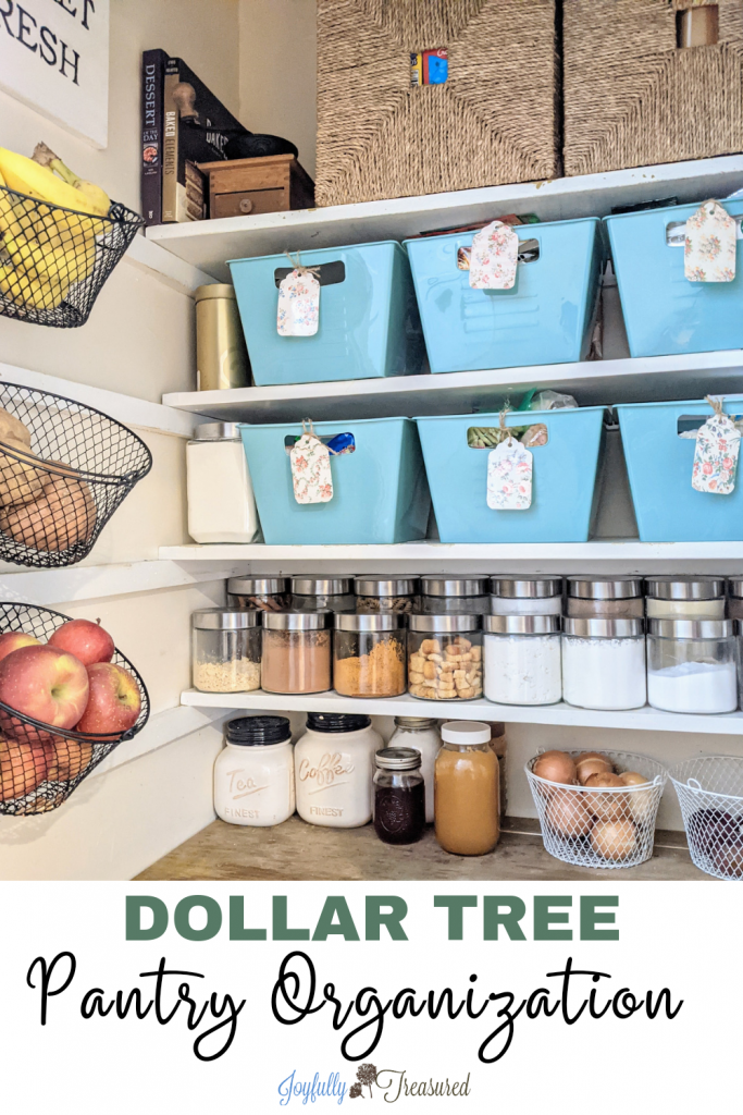 Dollar Tree Pantry Organization Pantry Organization on a Budget