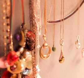 DIY tips for jewelry storage and display