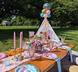 Taylor swift luxury picnic