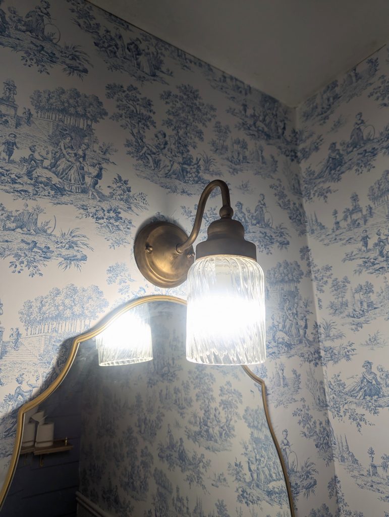 Updating a light fixture on a budget 