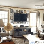 Create an affordable hallery wall with Dollar tree frames.