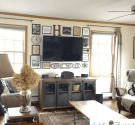 Create an affordable hallery wall with Dollar tree frames.