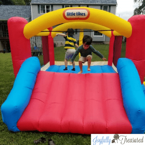 Little tikes bounce house, DIY birthday party entertainment