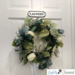 hang signs or wreaths on hallway doors for a simple way to add decor
