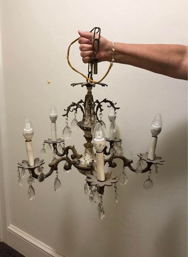 To Clean An Antique Brass Chandelier, How To Clean A Hanging Brass Chandelier Without Taking It Down