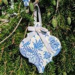 decoupage tile arabesque ornaments with decoupage