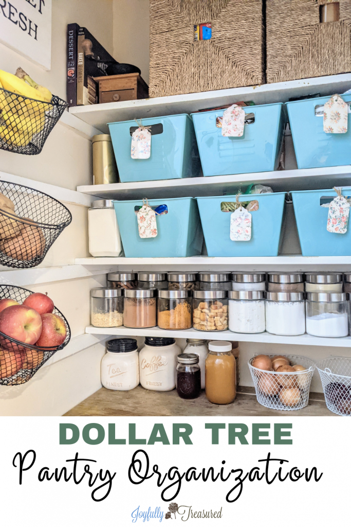 Dollar Tree Pantry Organization, Pantry Organization on a Budget - Joyfully  Treasured