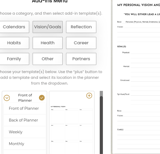 designing the best custom planner, shipped to you