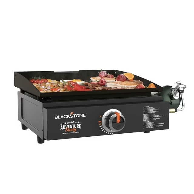 Compact Blackstone portable grill for outdoor cooking and tailgating