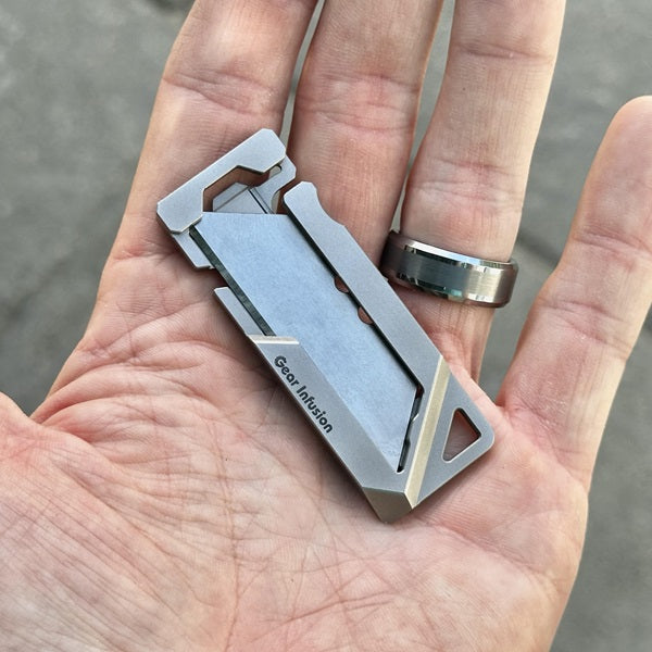 GhostTi titanium utility knife, useful and unique gift idea for dads