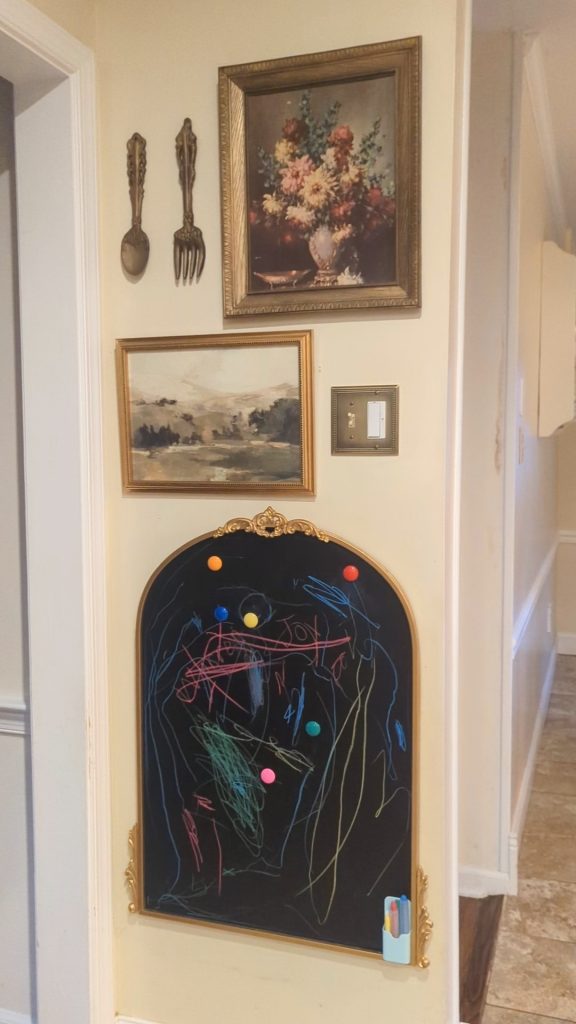 Easy DIY kitchen gallery wall on a budget