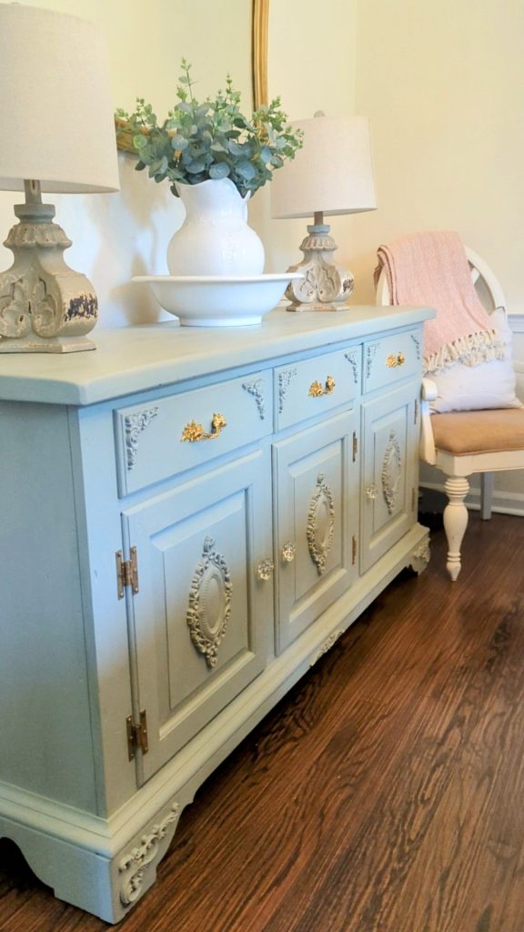 French cottage buffet makeover ideas before and after